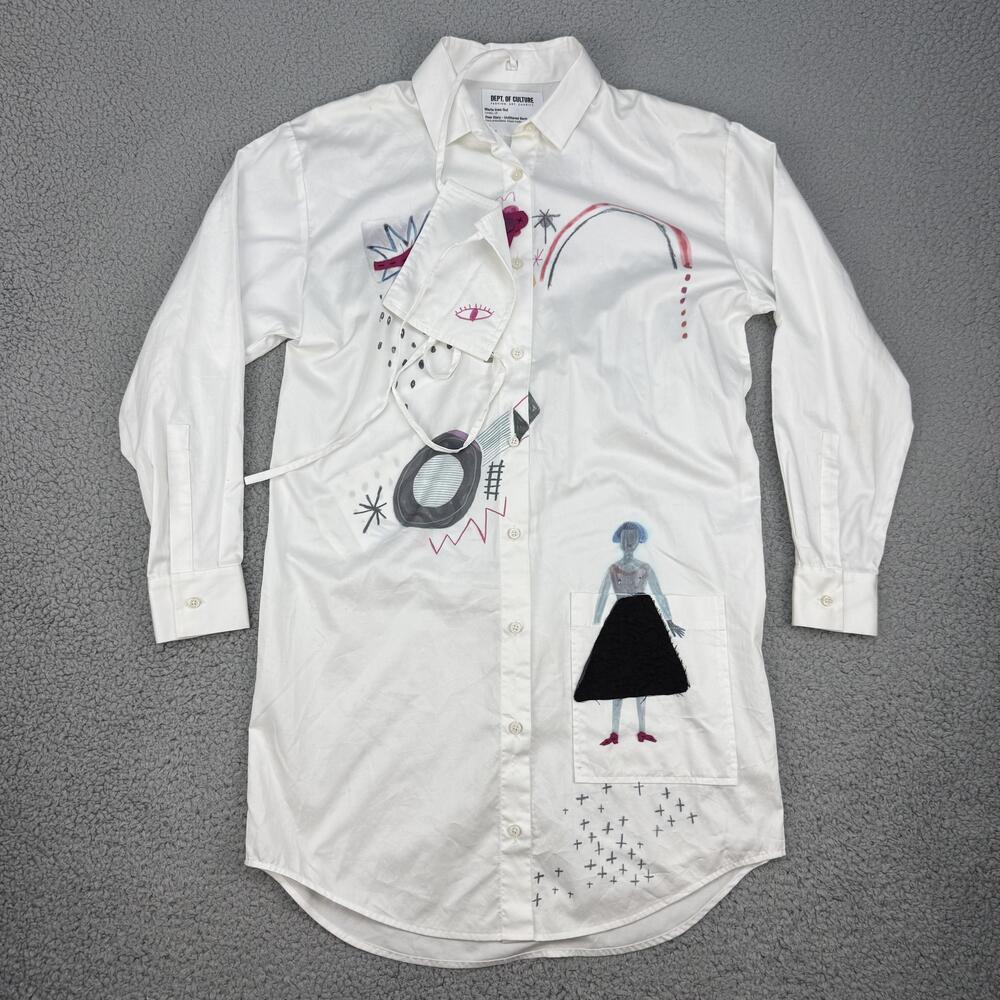 Dept. Of Culture Shirt Womens Medium Art Maria Ines Gul Limited Edition 2/75